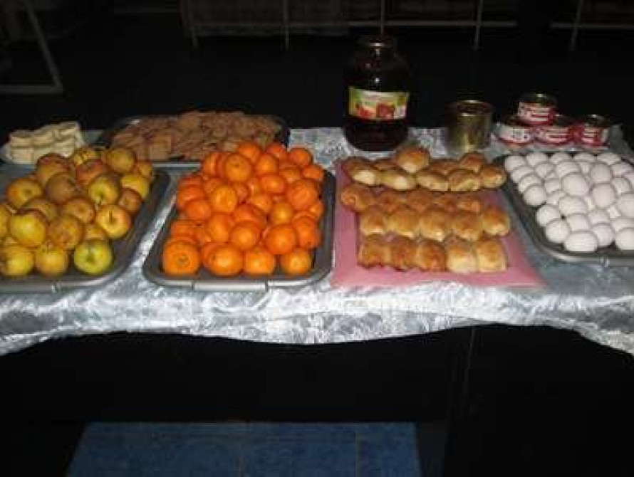 Запорожские заключенные встретили Новый год за праздничным столом