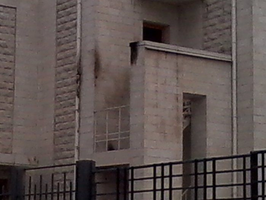 В Запорожье синагога пострадала от "коктейля Молотова"