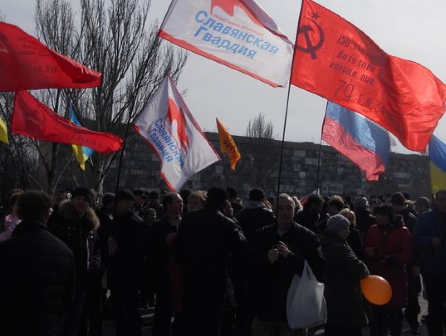 В Запорожье Антимайдан просит Путина ввести войска на территорию области