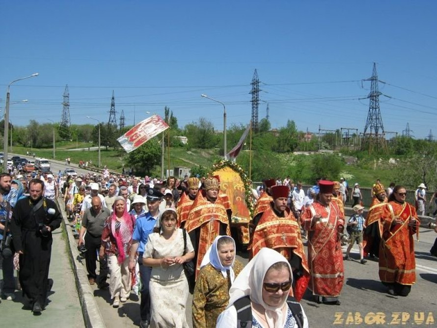 В Запорожье на Хортице проведут Крестный ход
