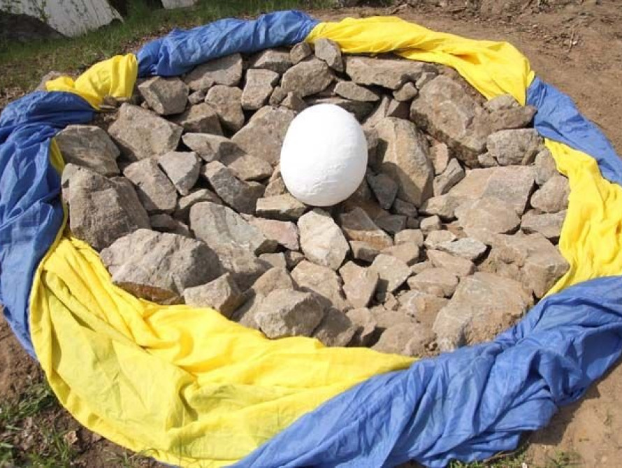 В Запорожье лэнд-арт фестиваль посвятили возрождению Украины