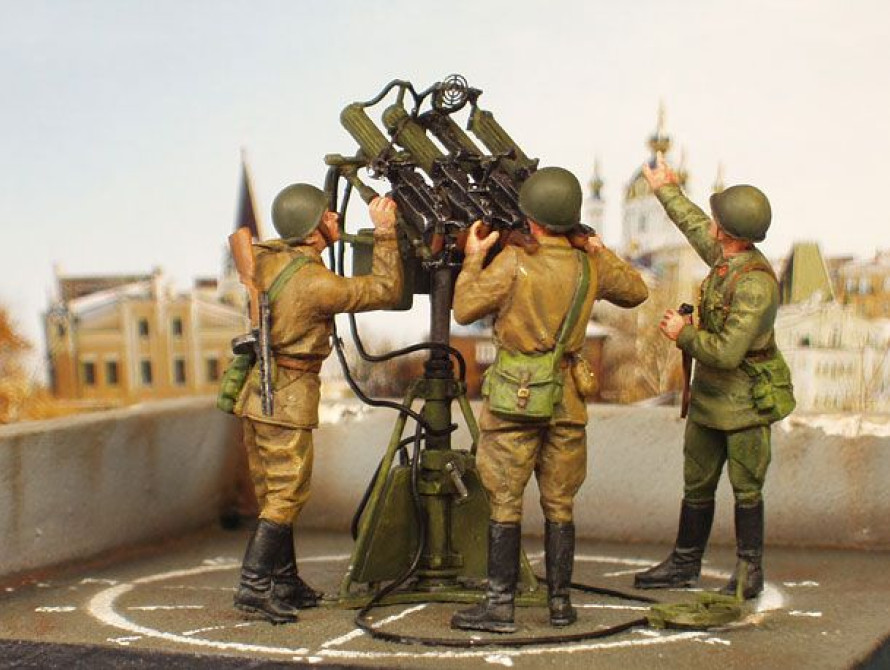 Под Мелитополем зенитчики приведены в полную боевую готовность