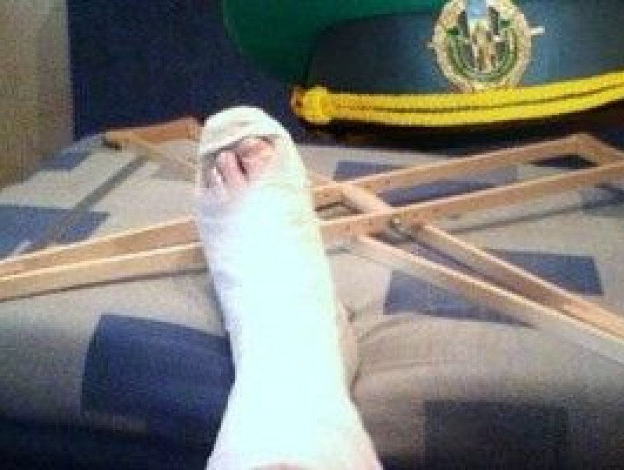 В Мелитополе пограничника сбил мотоцикл 