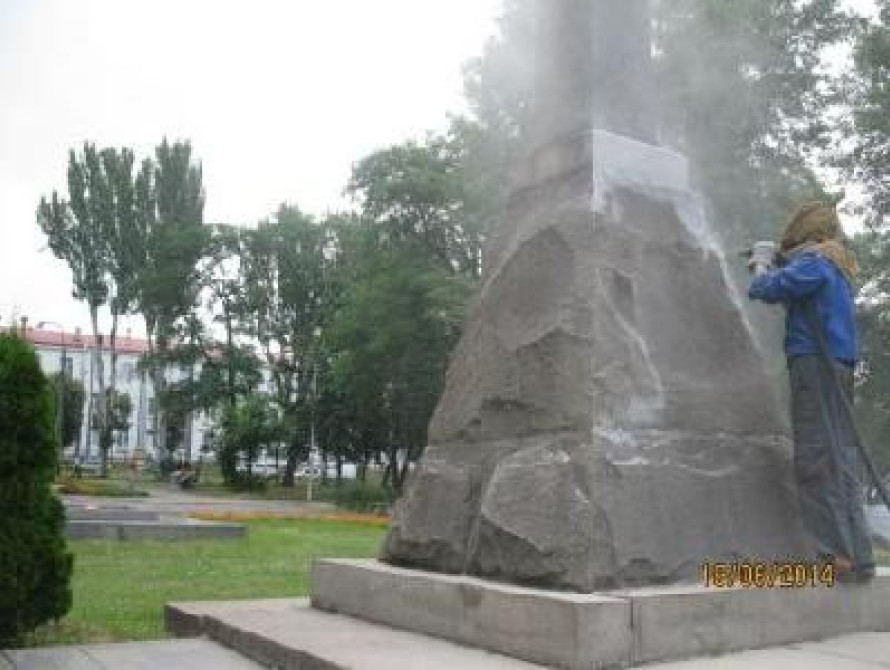 В Запорожье отремонтировали сквер на площади Свободы