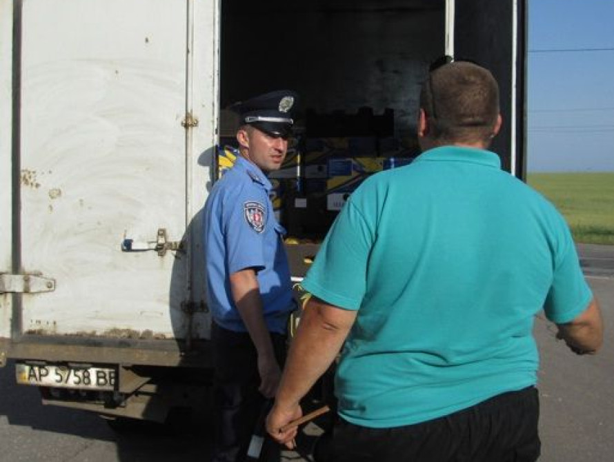 В Запорожской области транспорт проверяет ветеринарная милиция