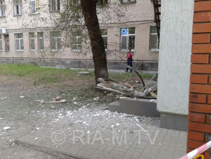 В Мелитополе произошел взрыв в здании "Приватбанка" 