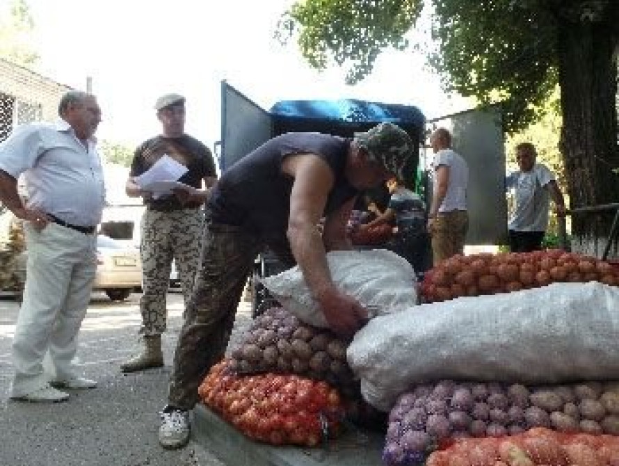 В Запорожской области сельчане собрали помощь в АТО