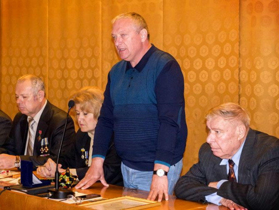 Валерий Баранов получил поддержку чернобыльцев и грамоту от Украинских гуманитарных миссий