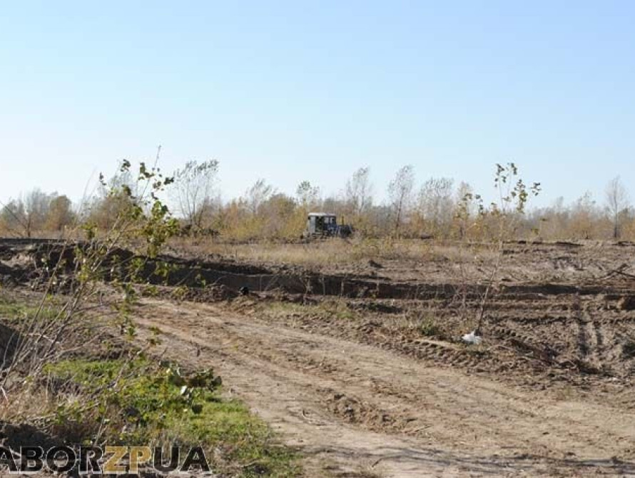 В Запорожье начали строительство транзитного городка для беженцев