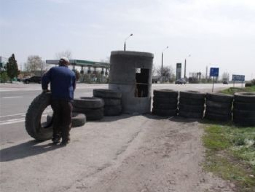 В Мелитополе возвели еще один блокпост