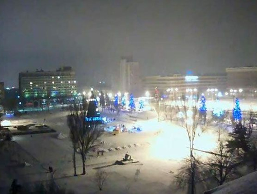 Как в Запорожье Новый год встречали