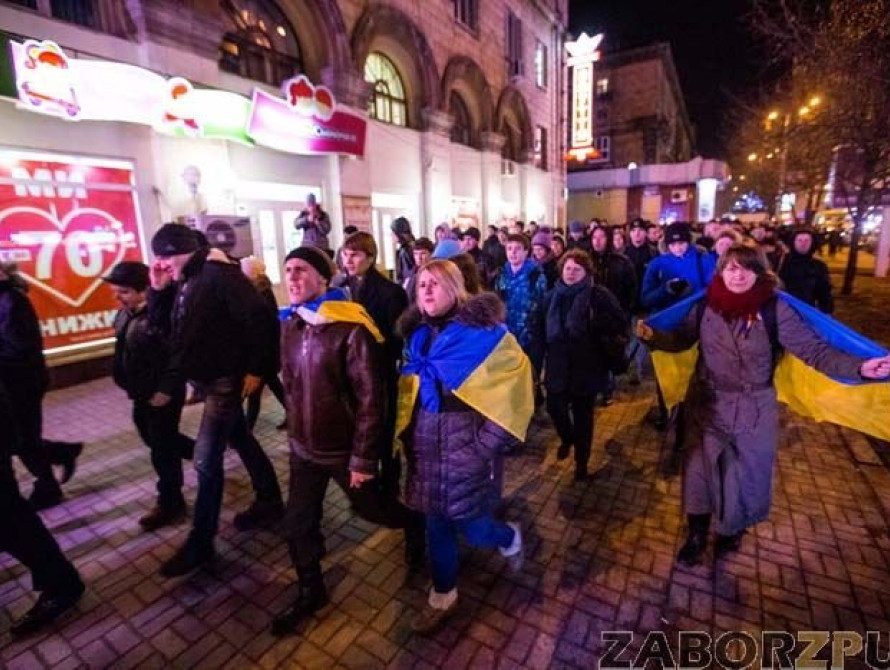 В Запорожье состоялась панихида по "Небесной сотне"