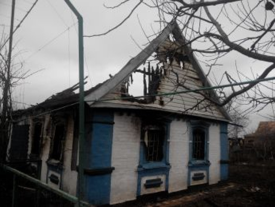 В Запорожской области во время пожара погибла пенсионерка (фото)