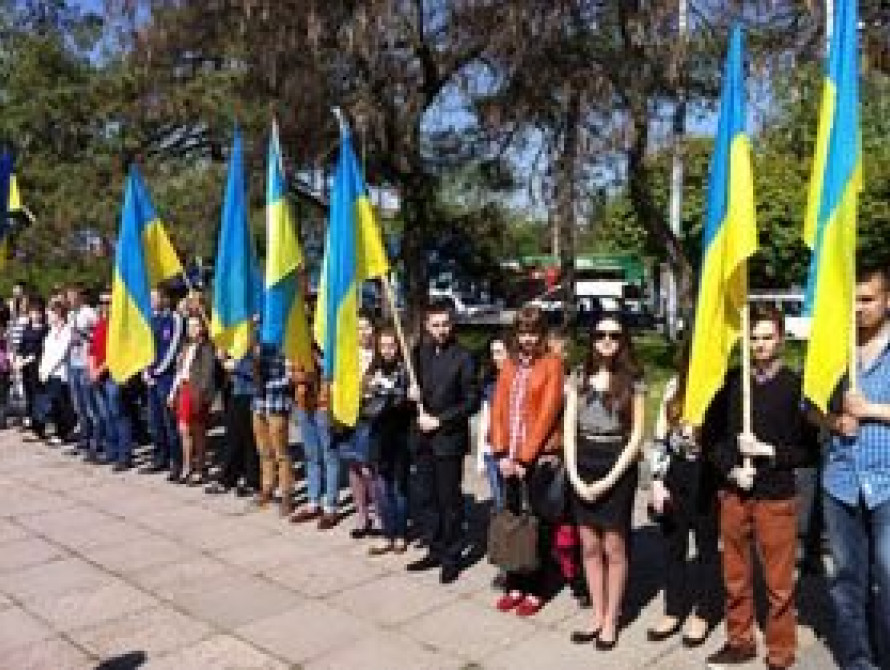 В Запорожье ветеранов войны почтили патриотическим митингом (фото)