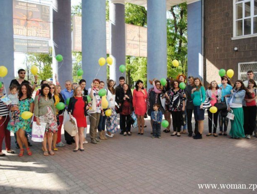 В Запорожье рекордное количество женщин пришло на уикенд для беременных 