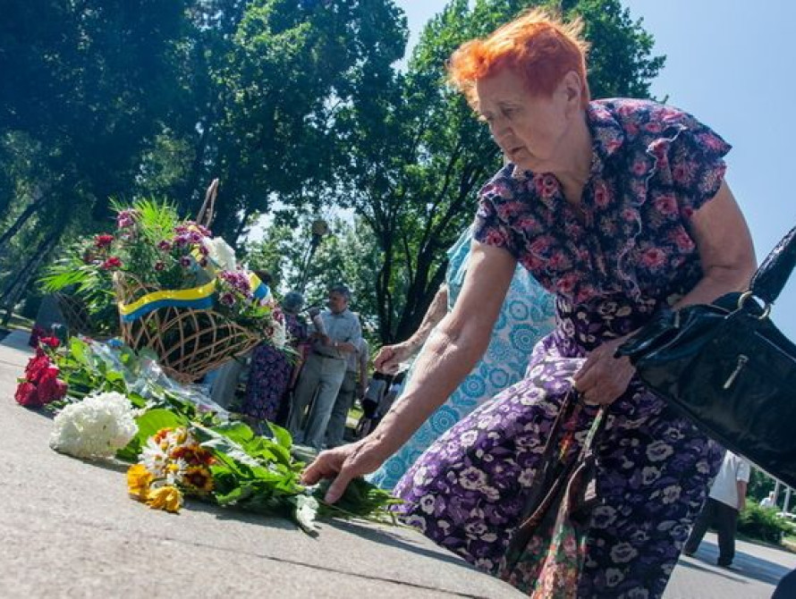 Запорожцы почтили память погибших в годы Великой Отечественной войны