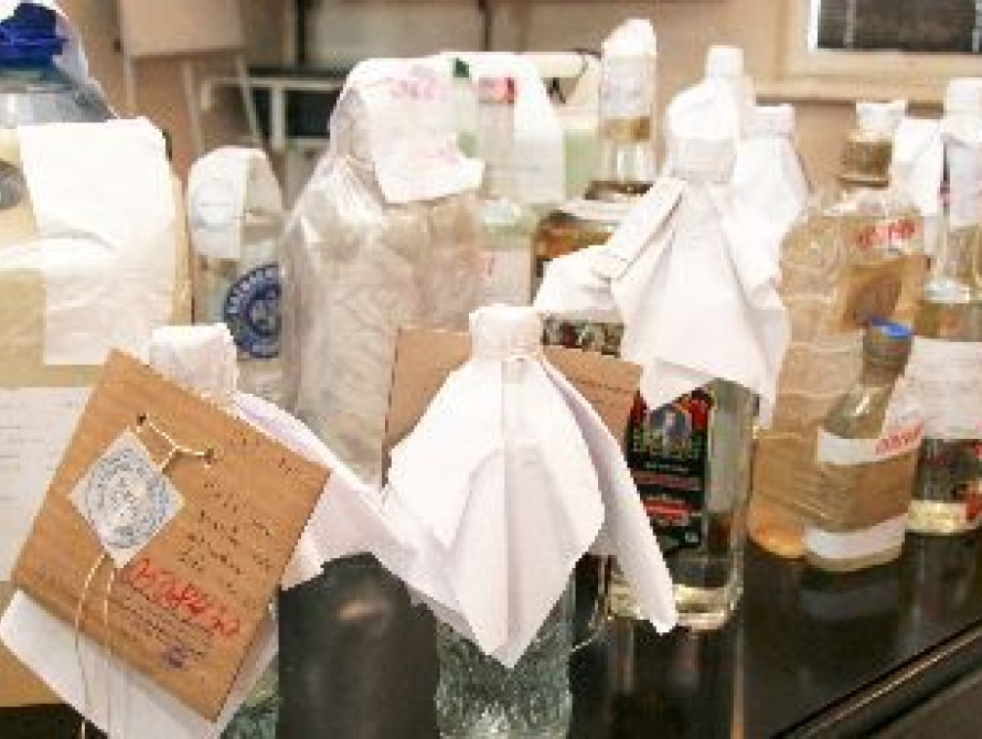 В Запорожье милиция нашла нелегальный алкоголь