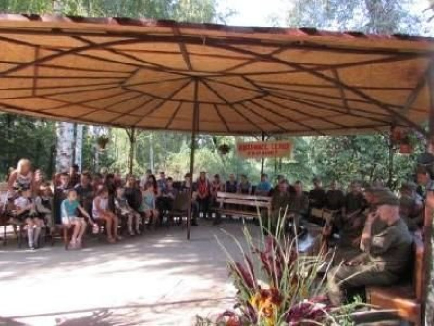 В Запорожье в ботаническом саду прошла встреча с бойцами АТО