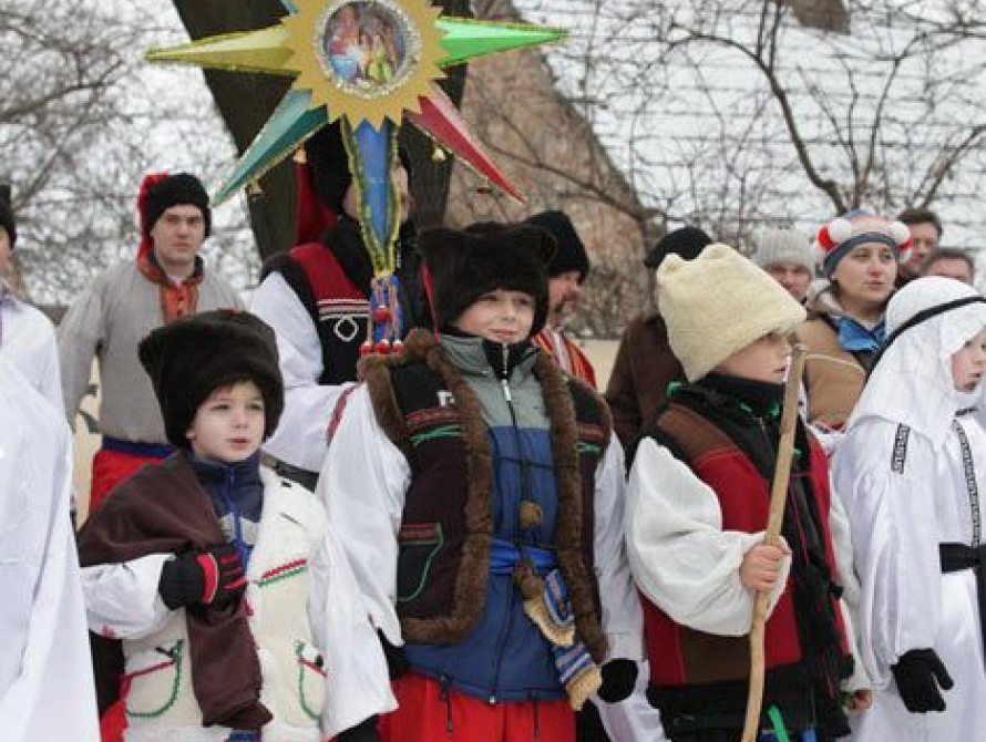 В Запорожье на Рождество открыли козацкую троллею