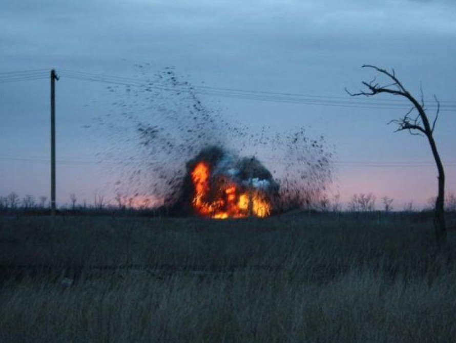 В Запорожской области взорвали склад боеприпасов, есть пострадавшие