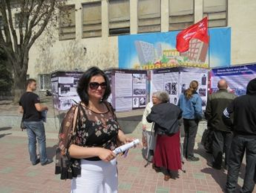 В Запорожской области пьяная активистка Антимайдана потеряла авто