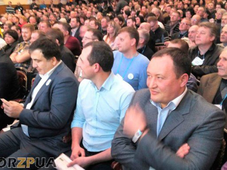 Саакашвили в Запорожье: "У нас есть все, кроме мозгов и совести у правительства!"